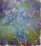 Claude Monet Agapanthus oil painting on canvas